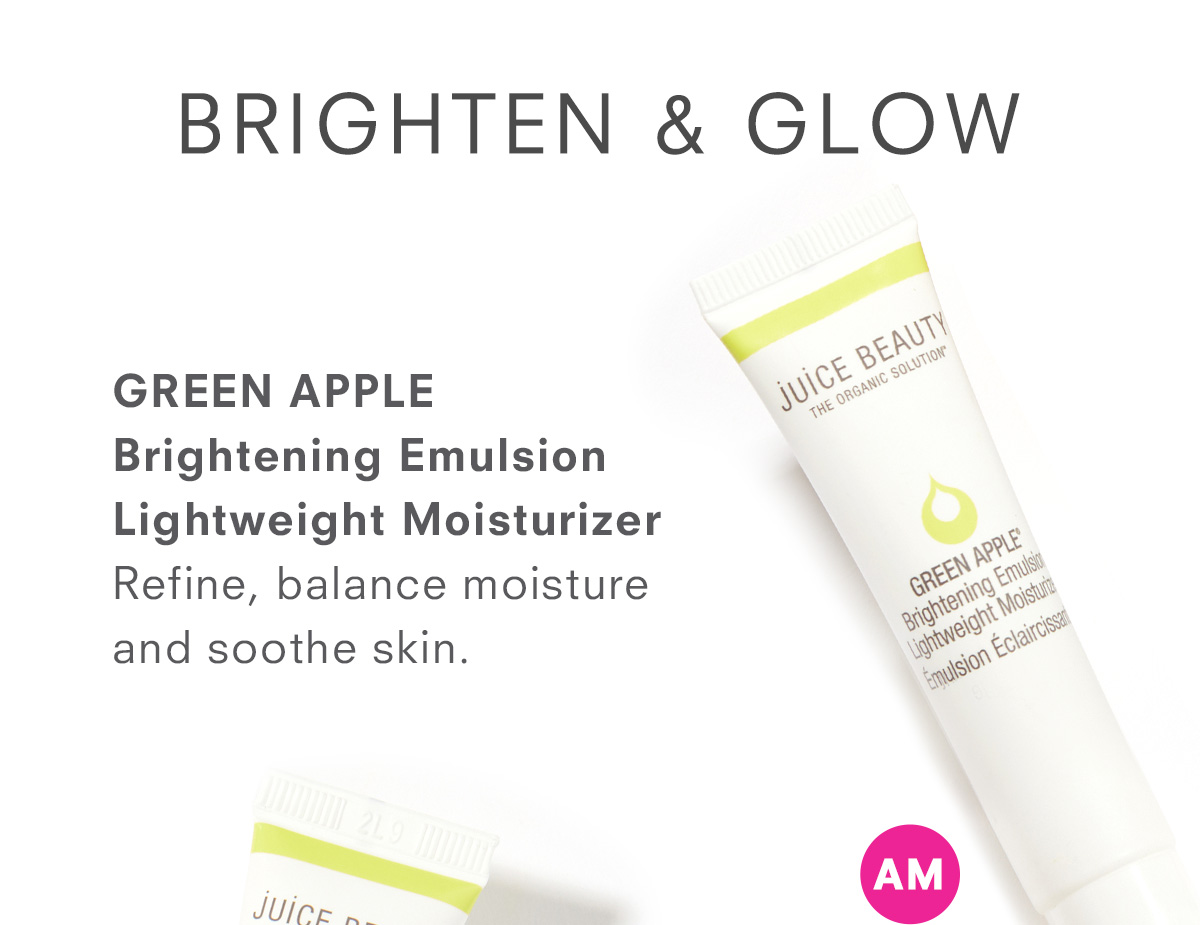 GREEN APPLE Brightening Emulsion Lightweight Moisturizer