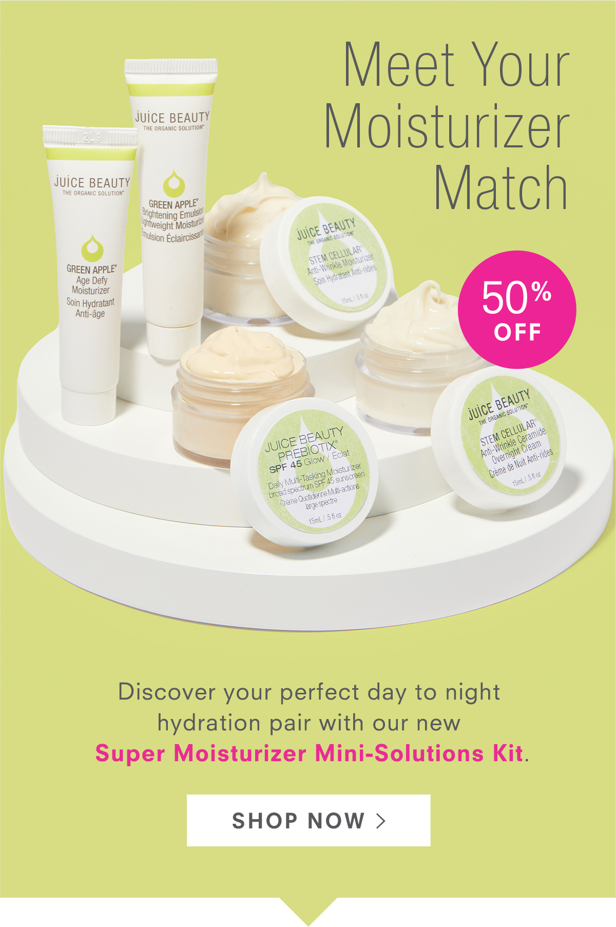 Super Moisturizer Mini Solutions Kit - $45 ($90 value). Shop Now >