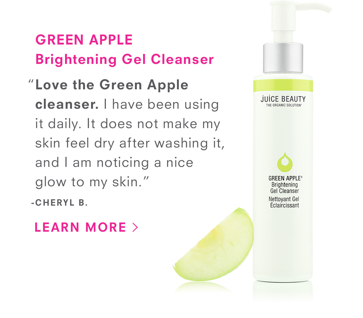 GREEN APPLE Brightening Gel Cleanser