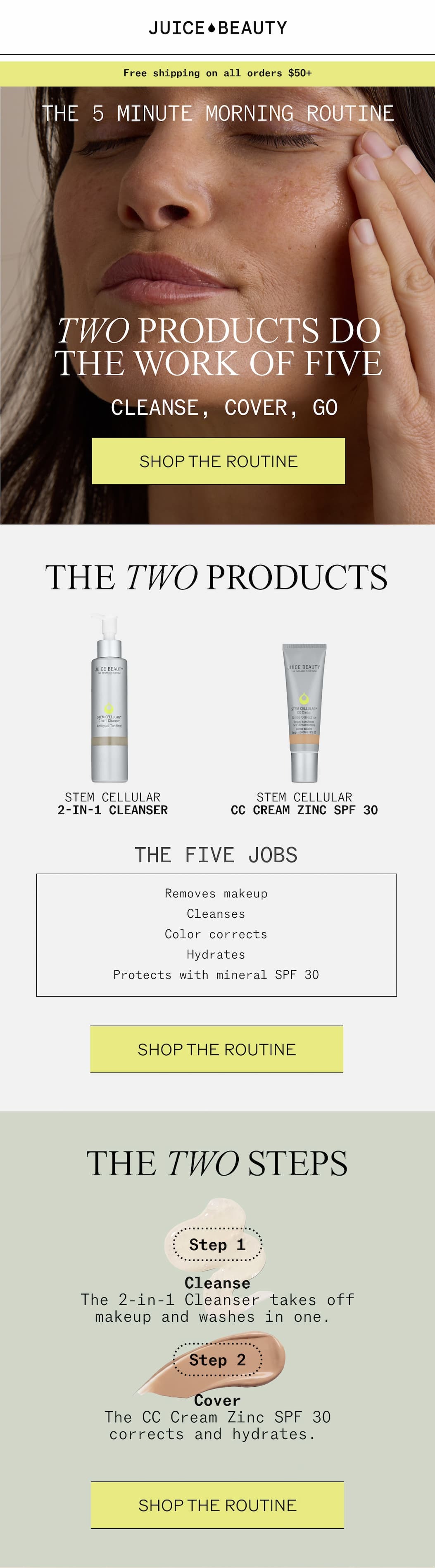 THE 5 MINUTE MORNING ROUTINE