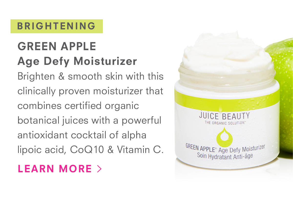 GREEN APPLE Age Defy Moisturizer