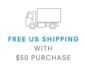 FREE US Shipping with $50 purchase