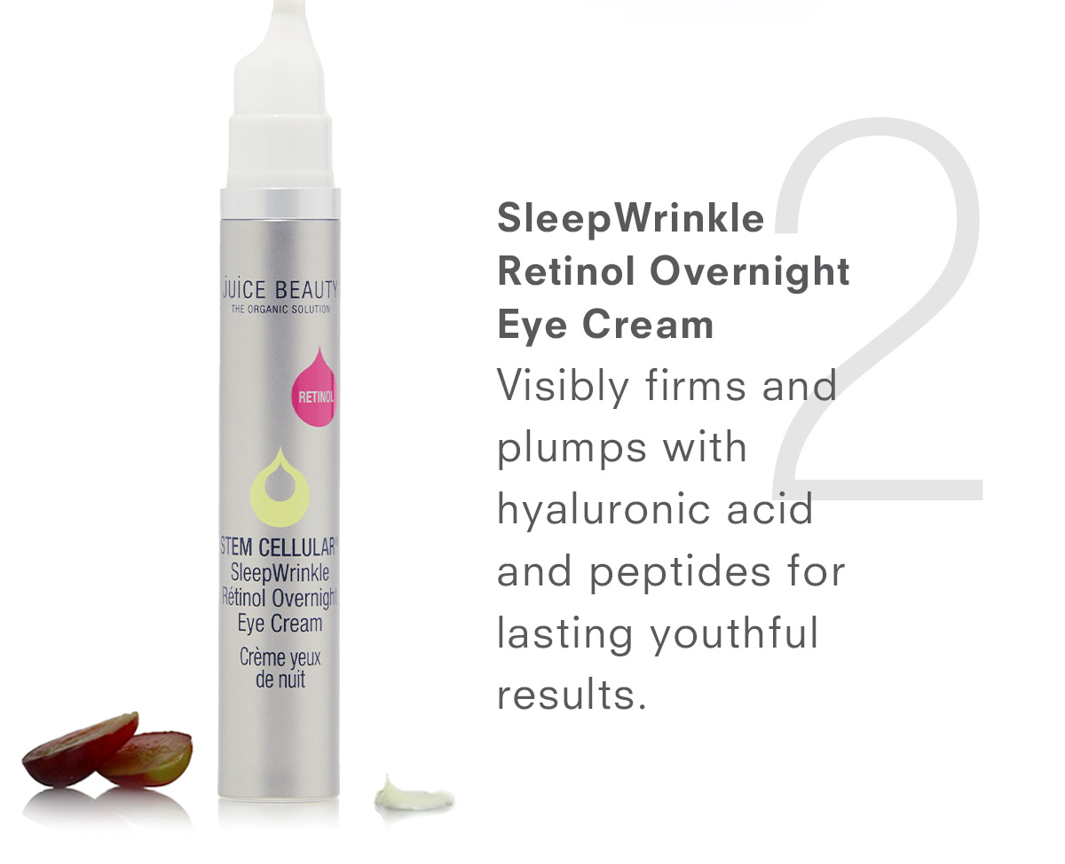New STEM CELLULAR SleepWrinkle Retinol Overnight Eye Cream. Shop Now >