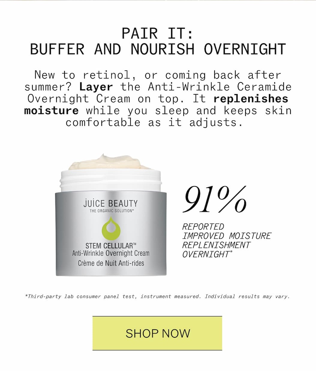 ANTI-WRINKLE CERAMIDE OVERNIGHT CREAM