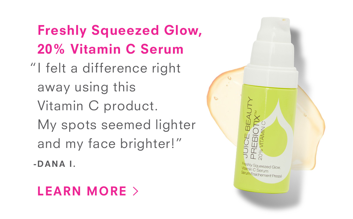 PREBIOTIX™ Freshly Squeezed Glow, 20% Vitamin C Serum