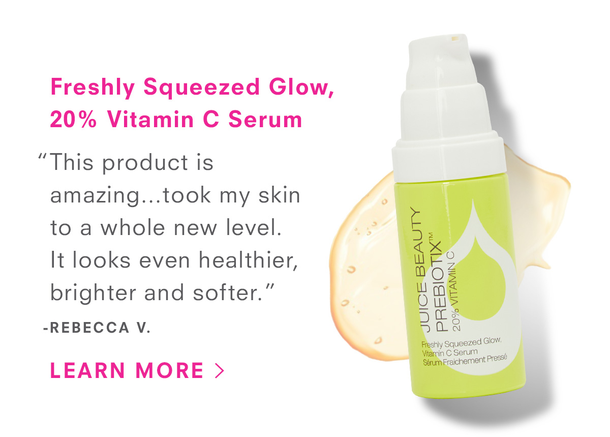 PREBIOTIX™ Freshly Squeezed Glow, 20% Vitamin C Serum