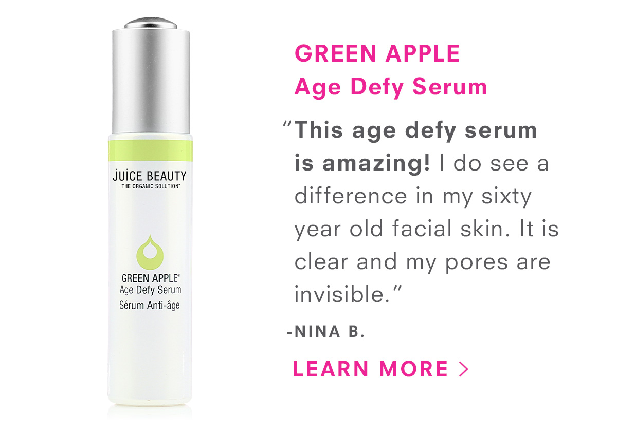 GREEN APPLE Age Defy Serum