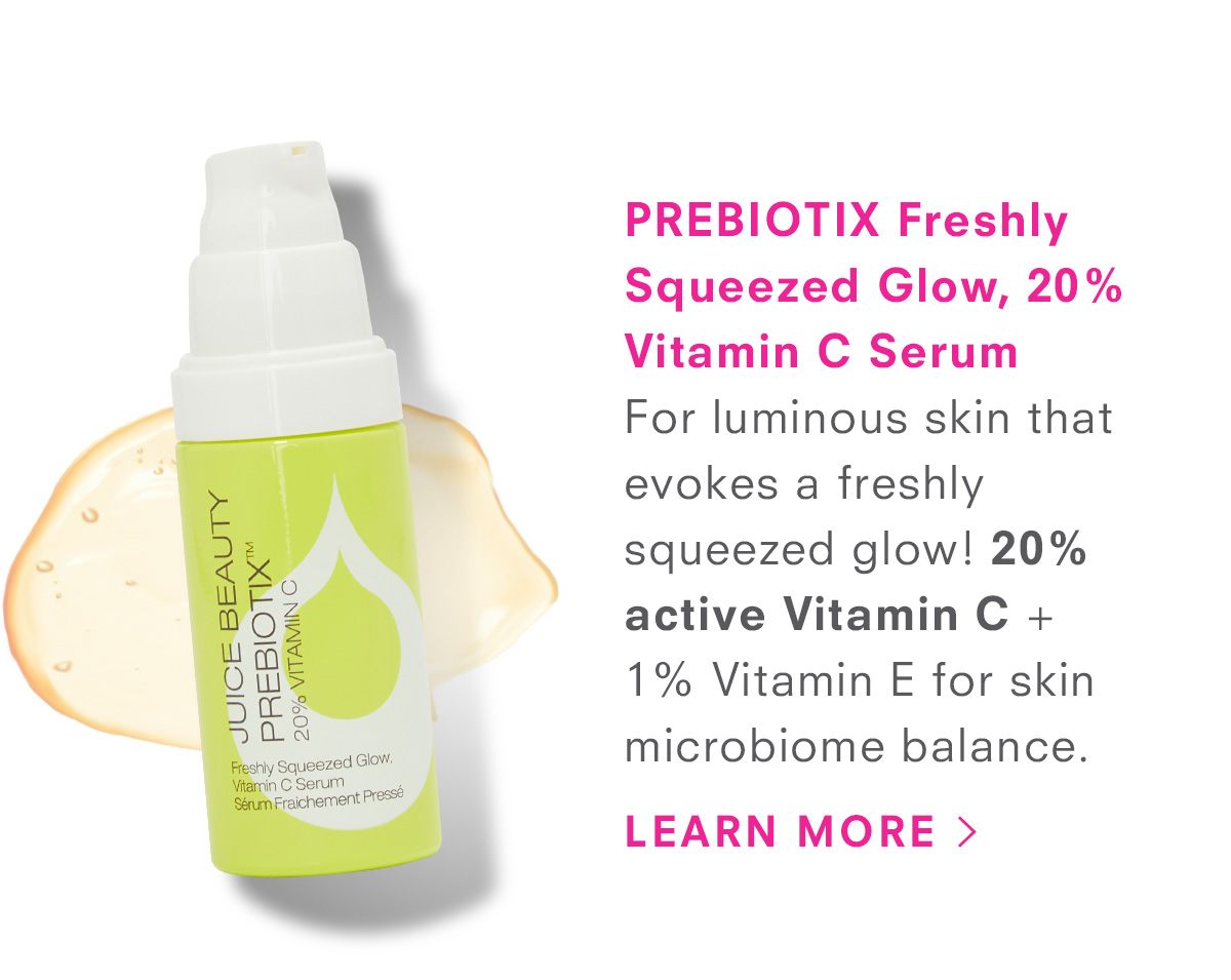 PREBIOTIX™ Freshly Squeezed Glow, 20% Vitamin C Serum