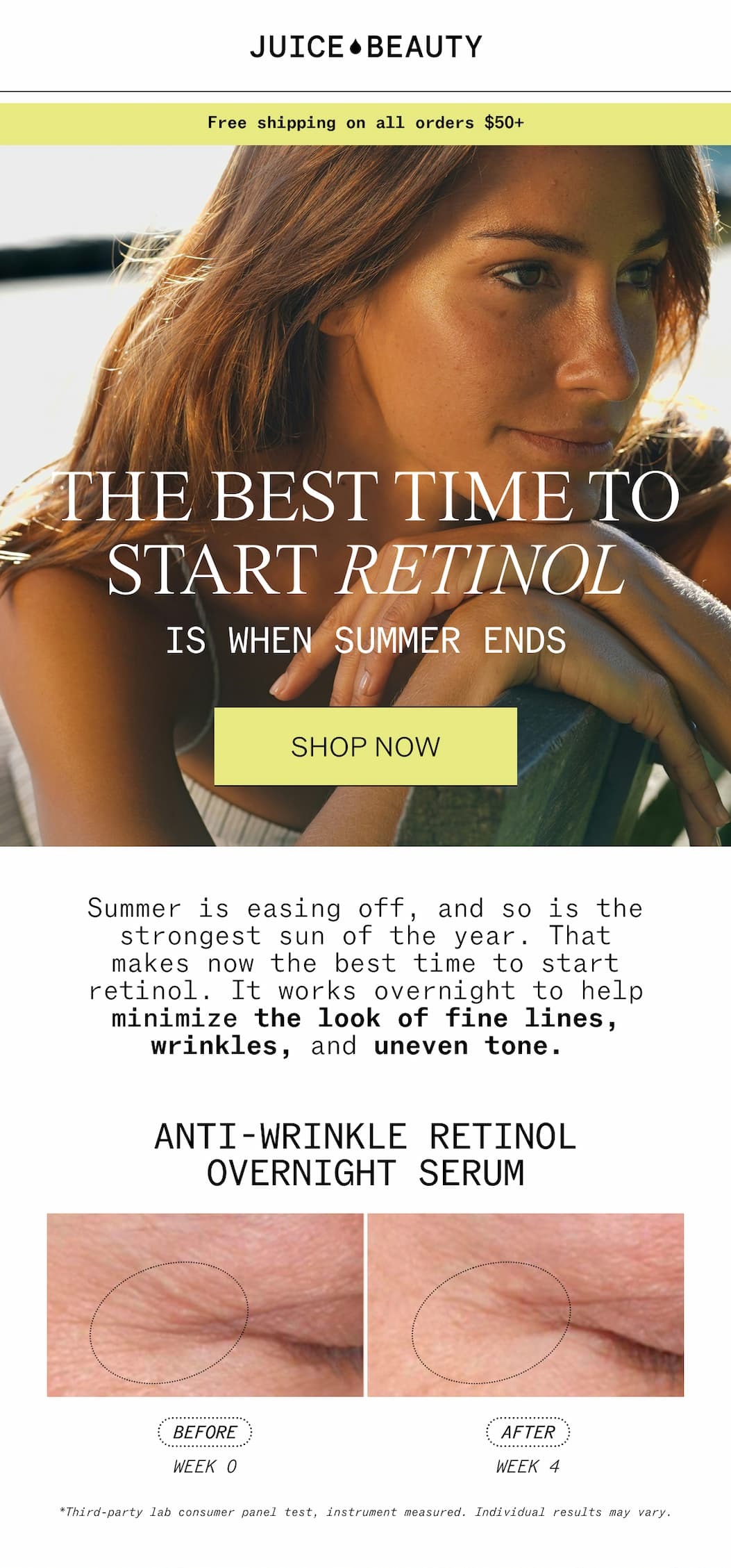 ANTI-WRINKLE RETINOL OVERNIGHT SERUM