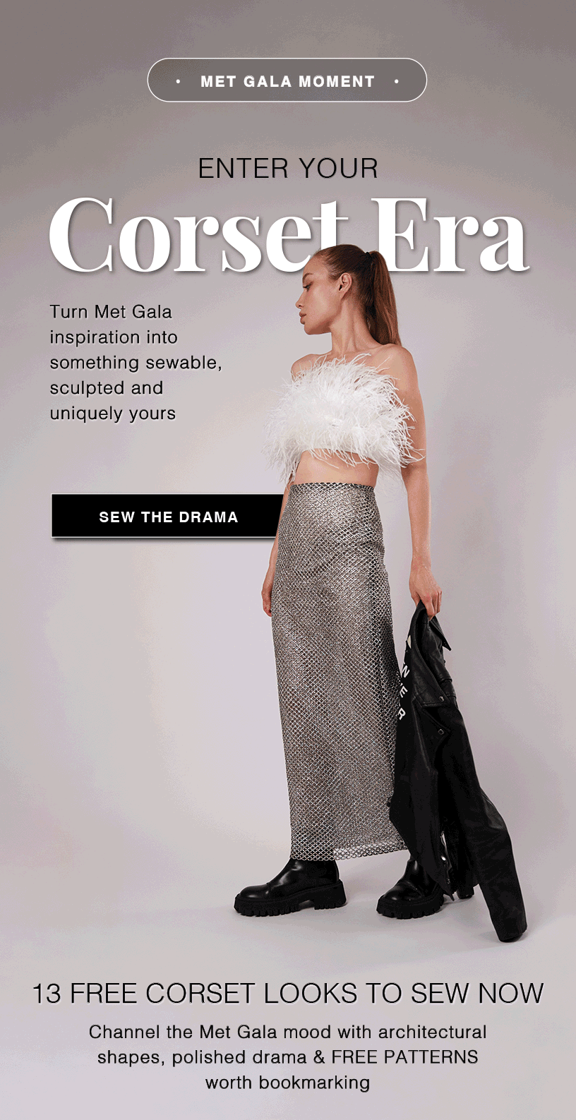 13 FREE SCULPTURAL CORSET PATTERNS FOR COSTUME ART