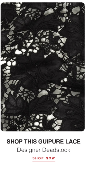 SHOP THIS DESIGNER DEADSTOCK GUIPURE LACE