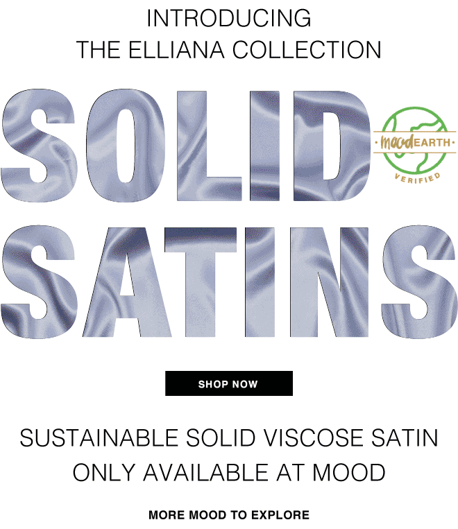 NEW 🌎 Stylish Sustainable Satin Mood Fabrics