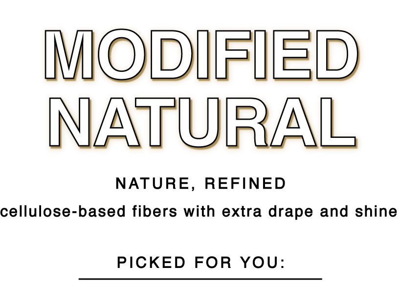 SHOP MODIFIED NATURAL FIBBERS