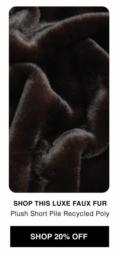 SHOP THIS FAUX FUR FALL FABRIC