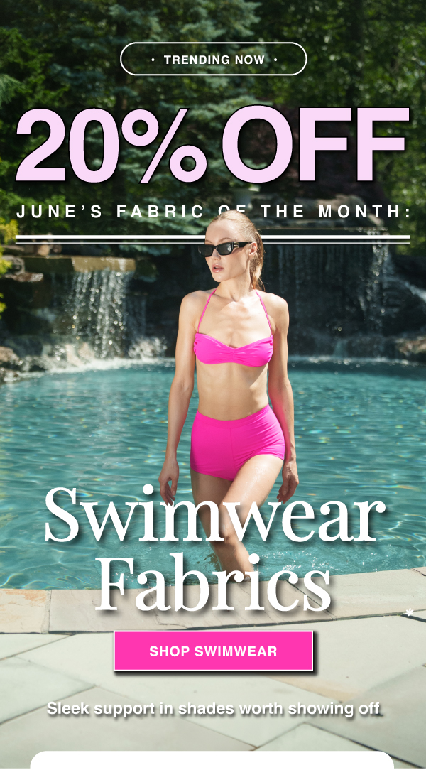 TAKE 20% OFF THE FOTM: SWIMWEAR