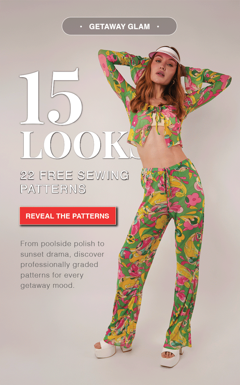 22 FREE RESORT OUTFIT SEWING PATTERNS FOR 15 CHIC RESORTWEAR LOOKS