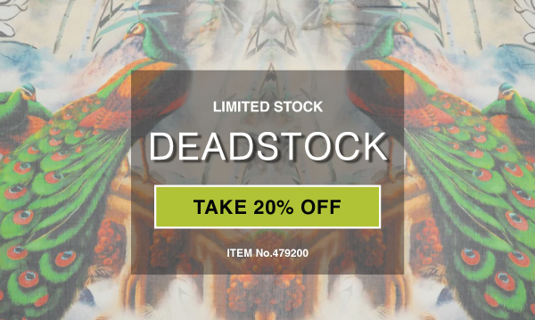 SHOP DEADSTOCK GREEN FABRIC NOW 20% OFF