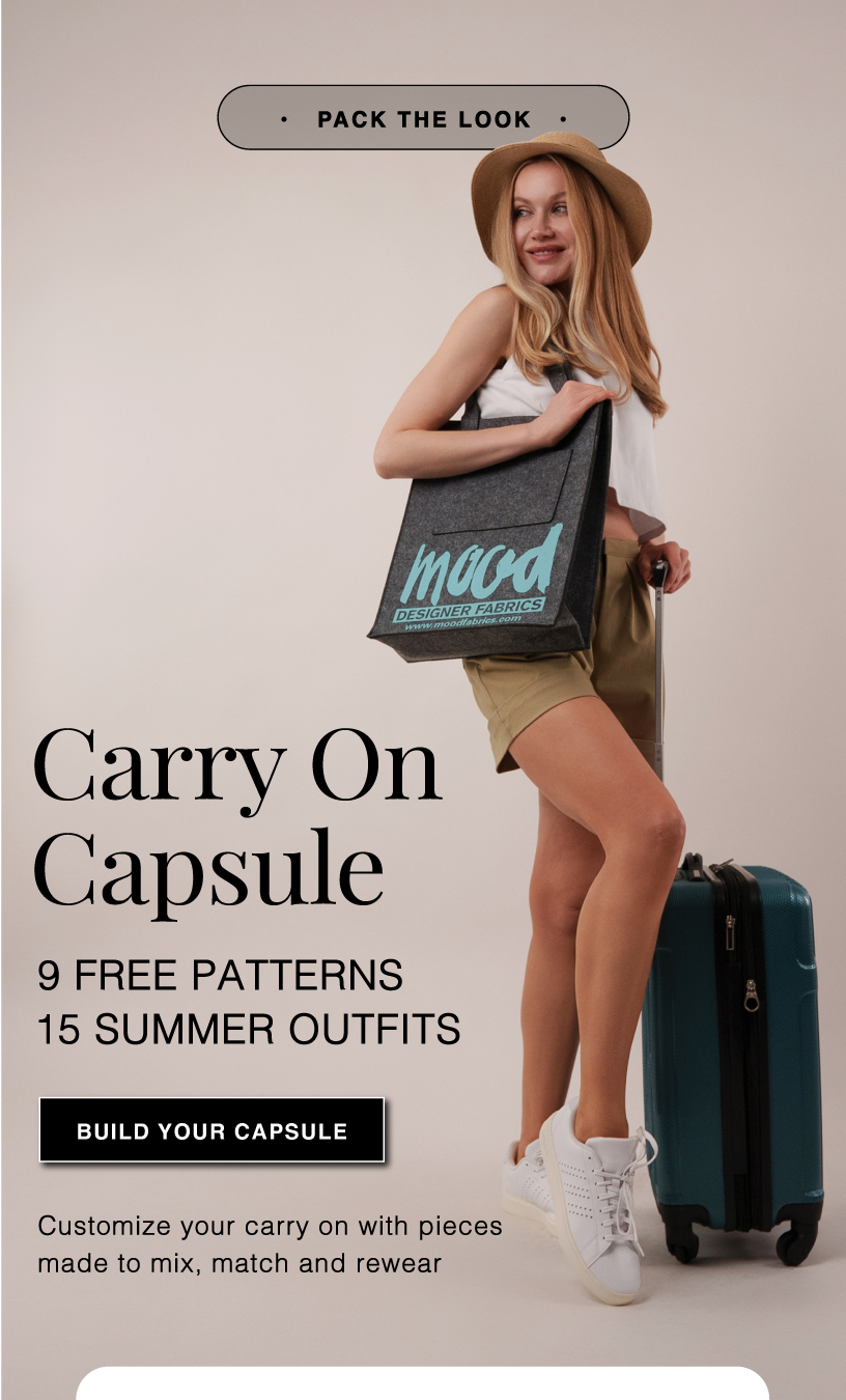 THE 15-OUTFIT VACATION CAPSULE: 9 FREE PATTERNS