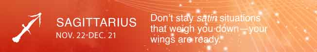 Don't stay satin situations that weigh you down—your wings are ready.
