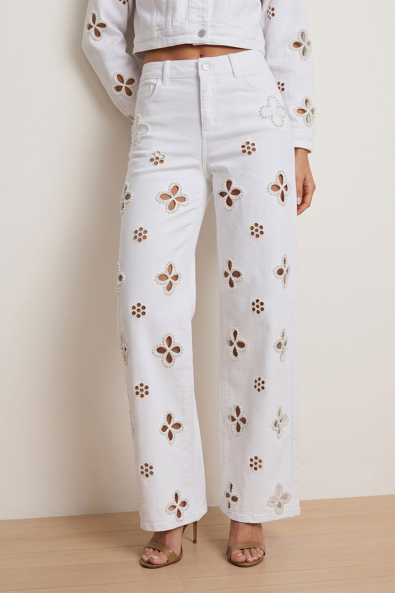 Image of Kaia Pearl High Rise Jean