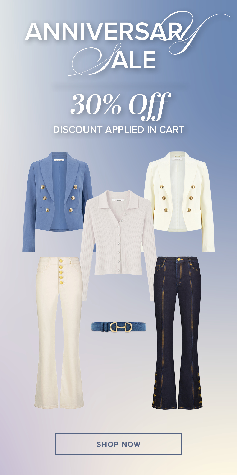 The Noli Shop Anniversary Sale 30% OFF Discount Applied in Cart Shop Now