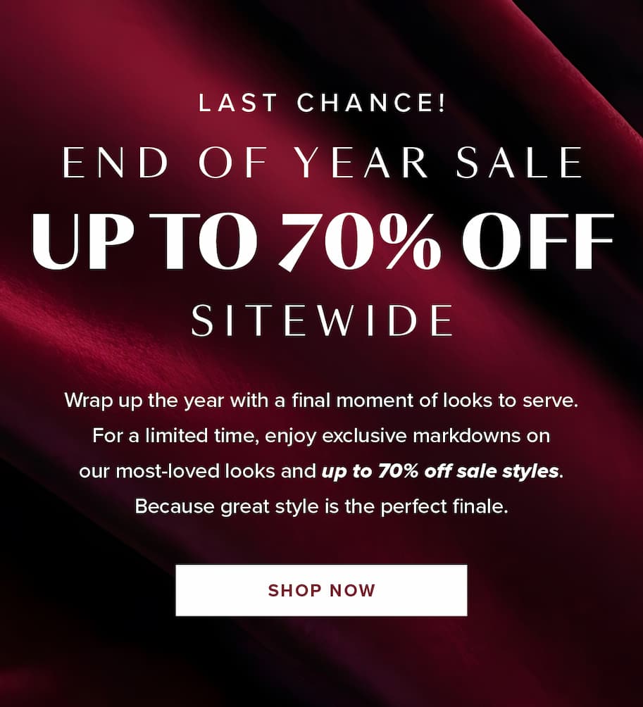 Up to 70% Off Sitewide