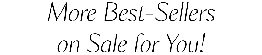 More Best-Sellers on Sale for You!