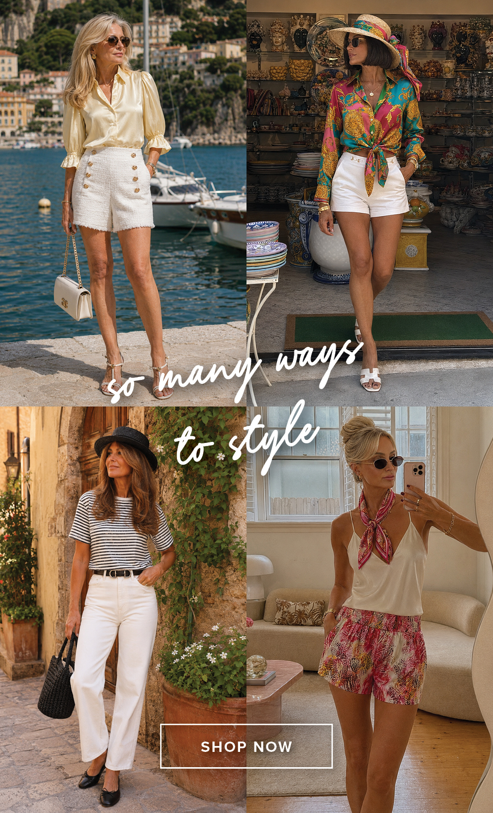 So Many Ways to Style. Shop Now