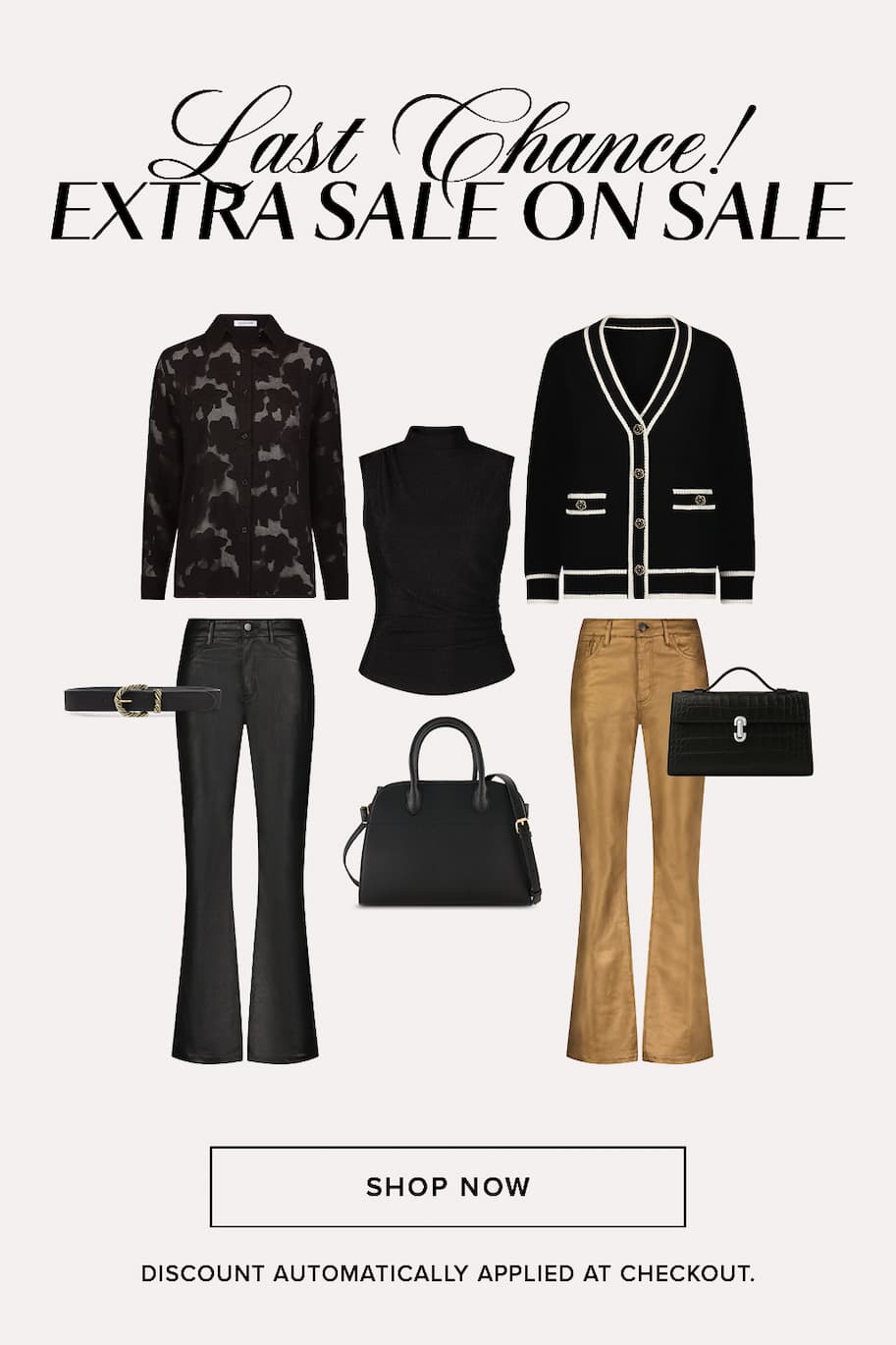 Last Chance! Sale on Sale Discount Applied in cart