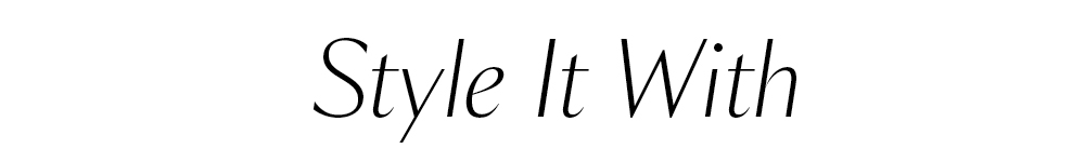 Style It With