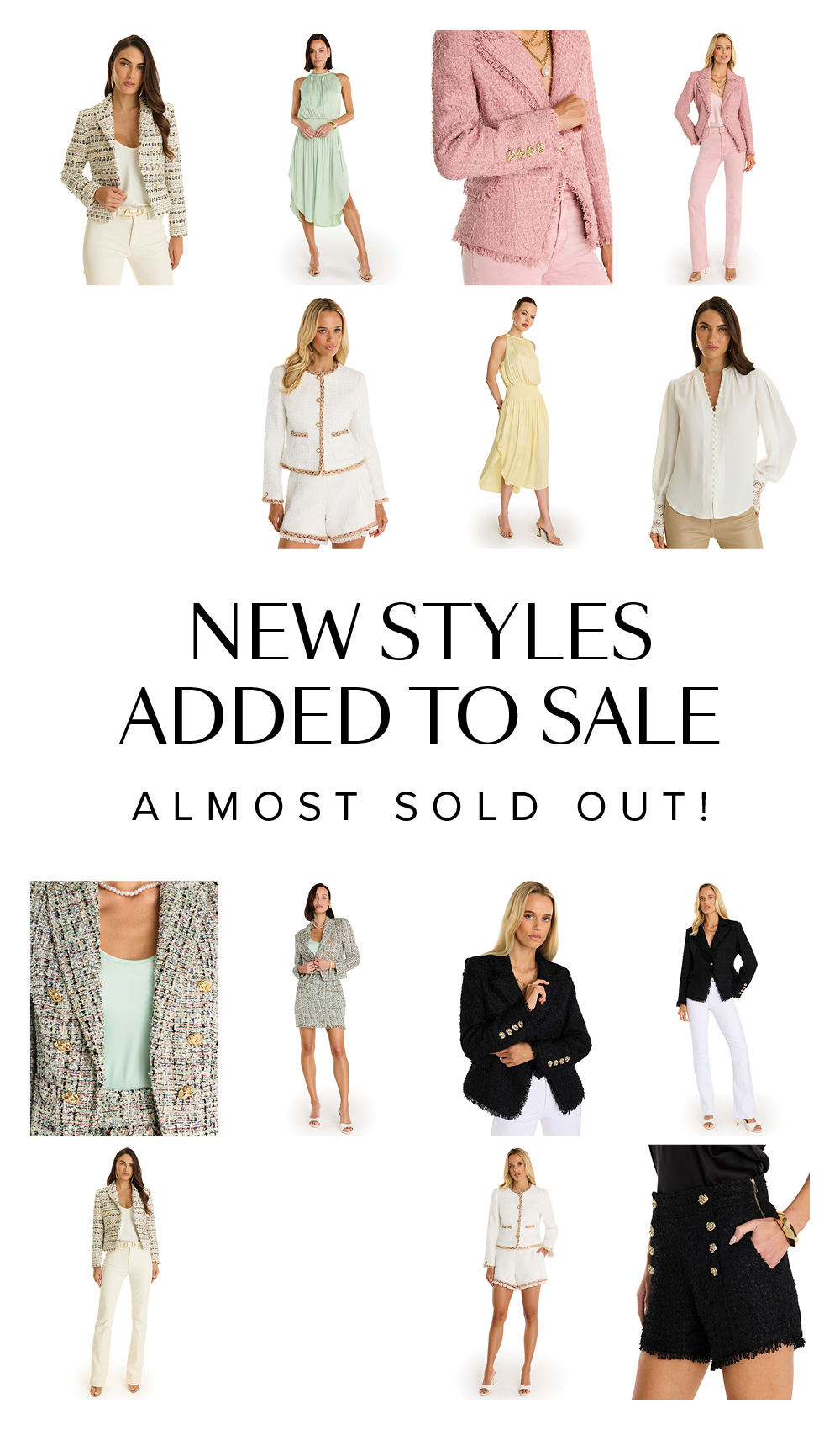 New Styles Added to Sale Almost Sold Out