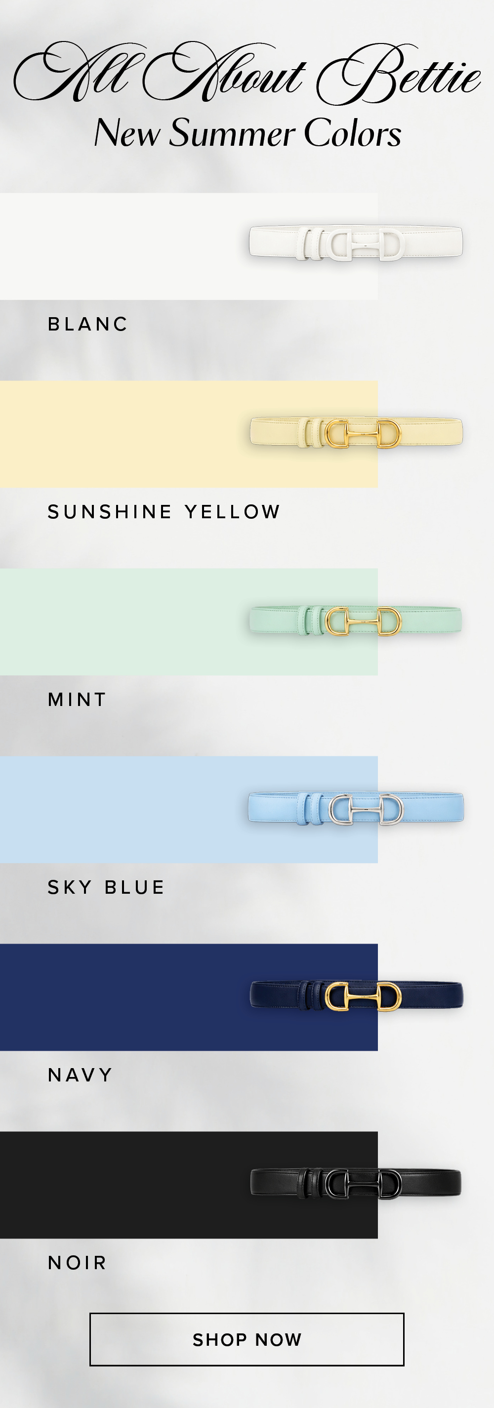 All About Bettie New Summer Colors