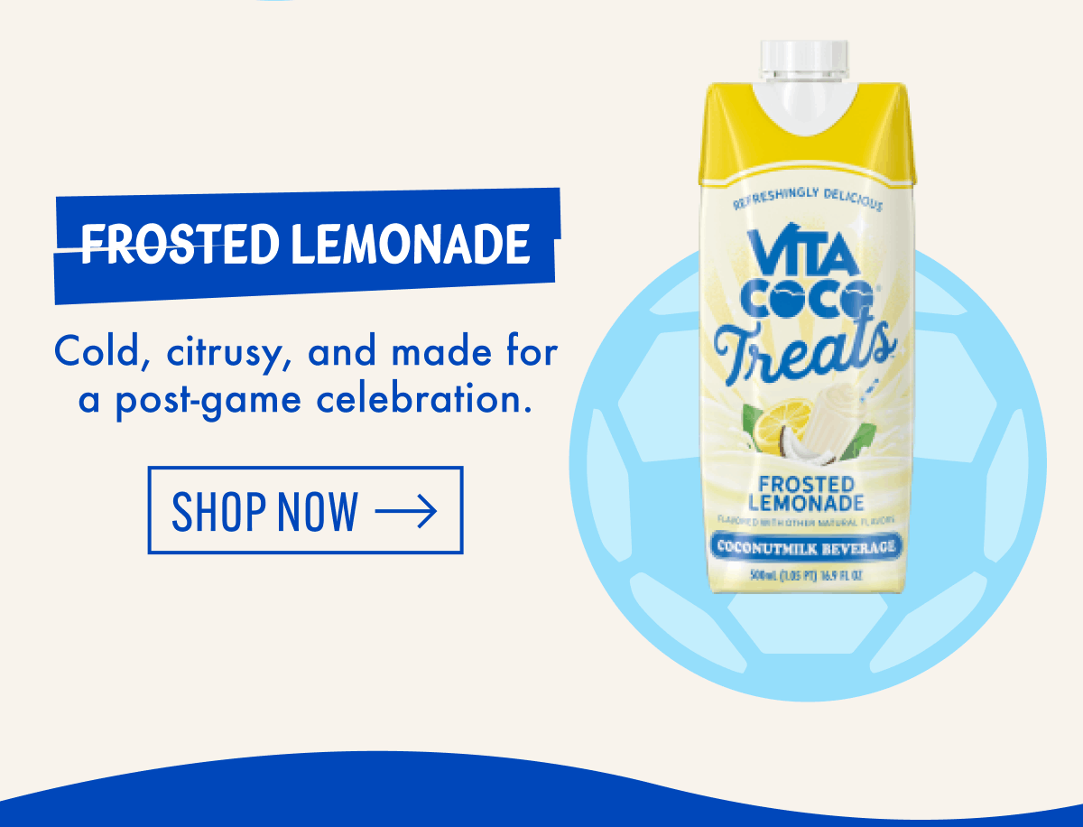 Frosted Lemonade | Cold, citrusy, and made for a post-game celebration. | Shop now