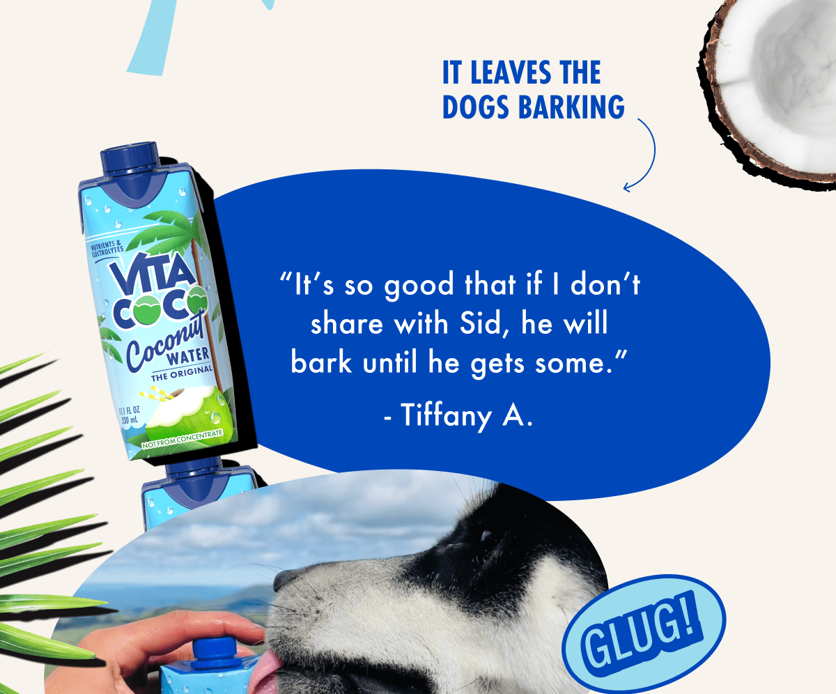 It leaves the dogs barking | 