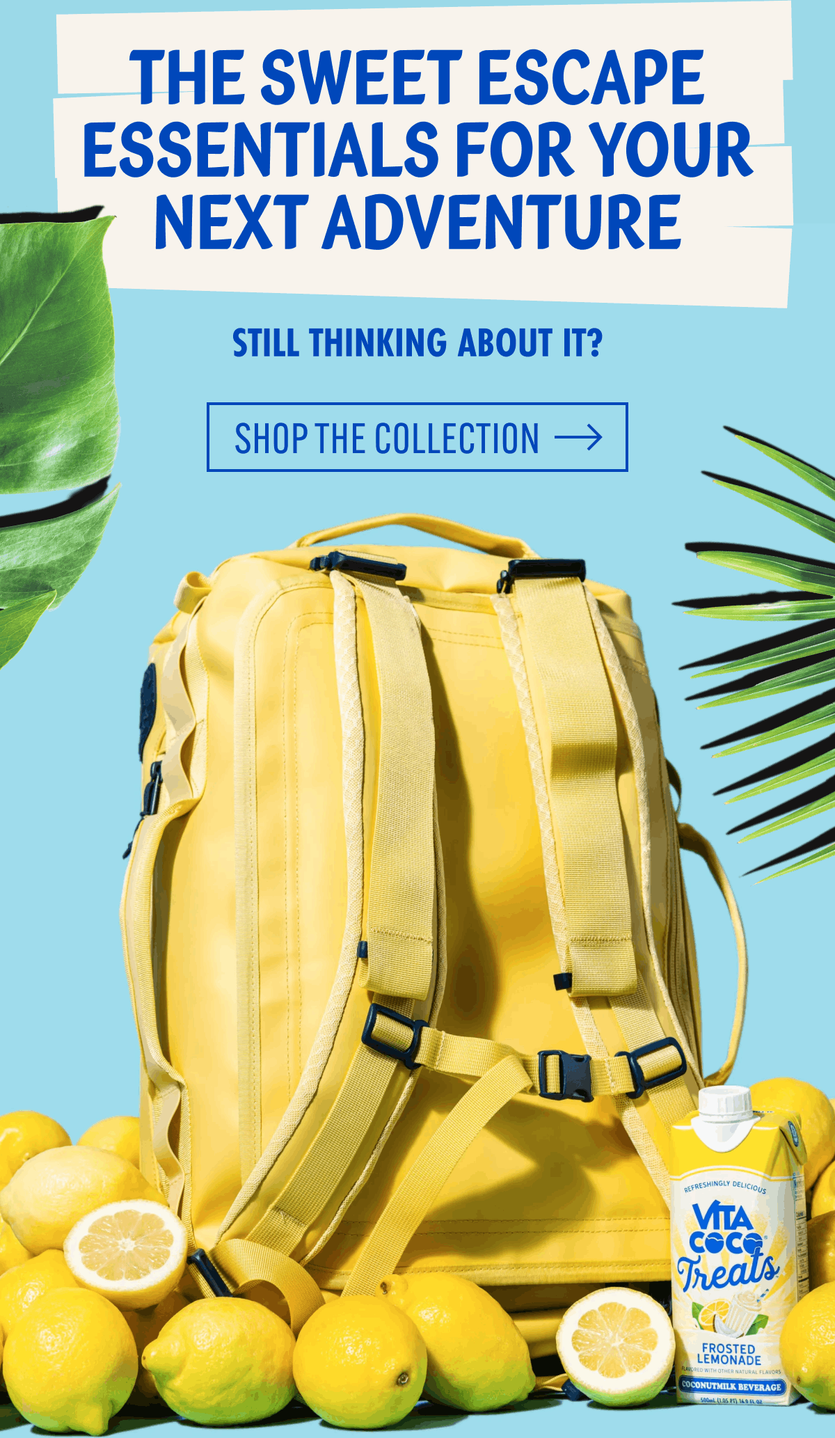 the sweet escape essentials for your next adventure | Still thinking about it? | Shop the Collection