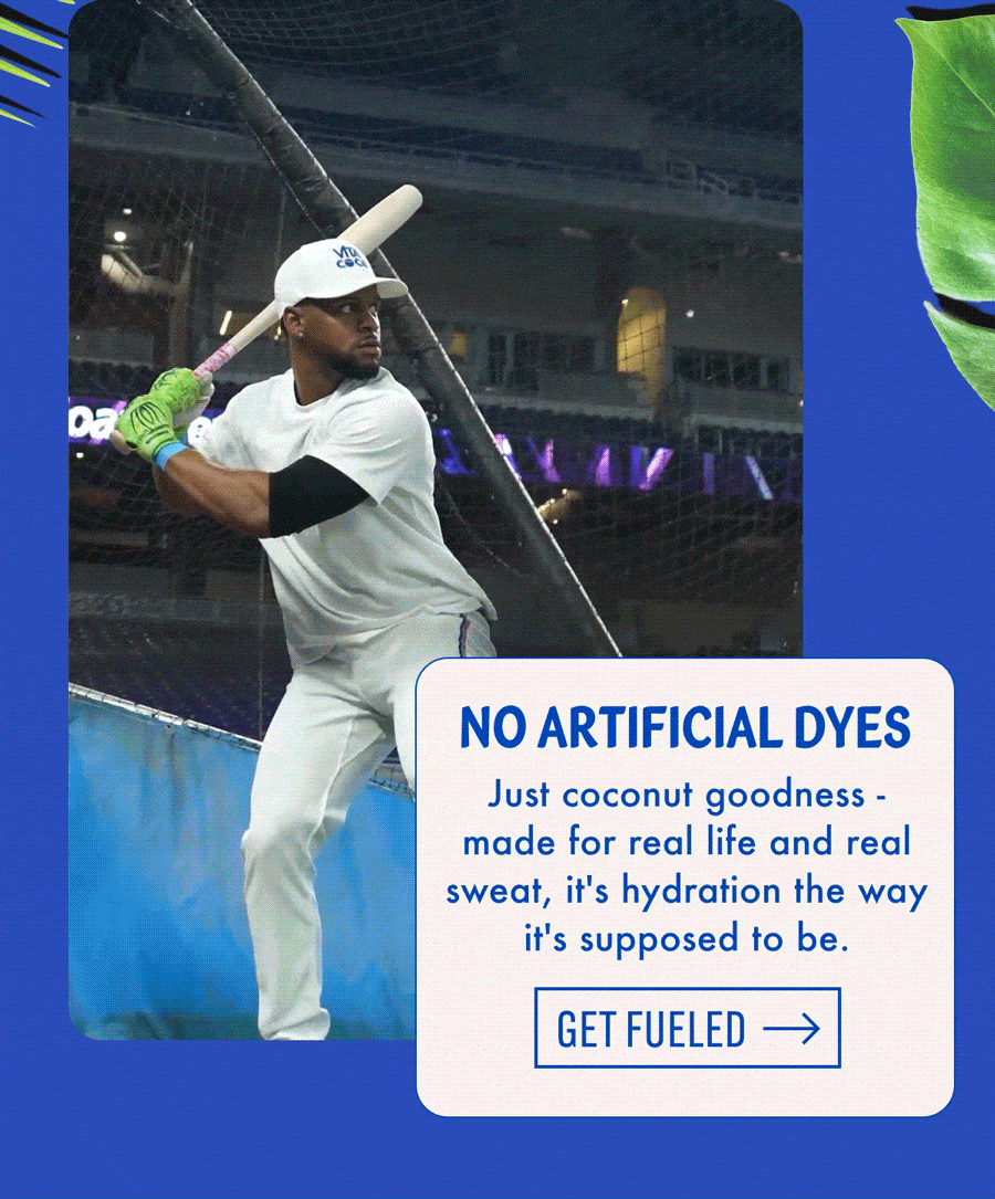 No artificial dyes | Just coconut goodness - made for real life and real sweat, it's hydration the way it's supposed to be. | Get fueled