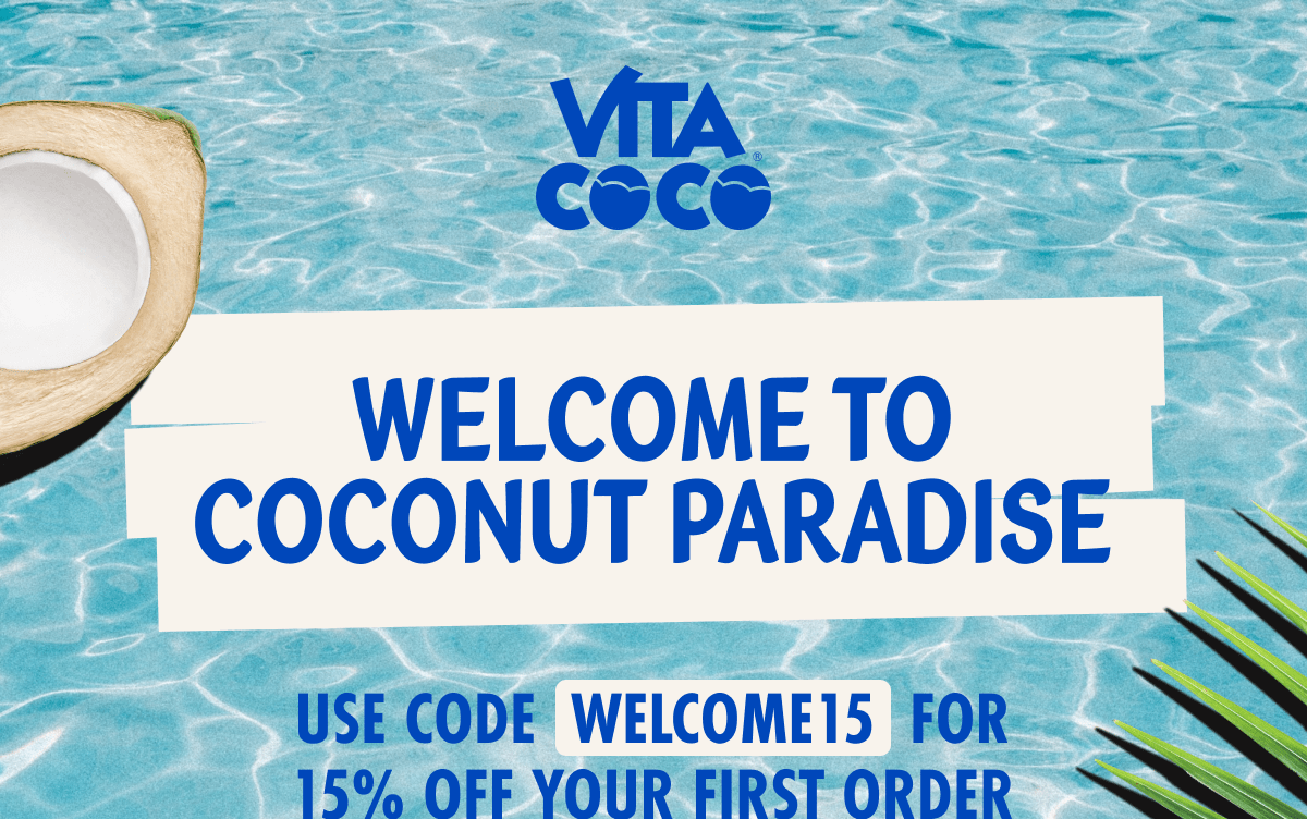 Welcome to coconut paradise. Use code WELCOME15 for 15% off your first order