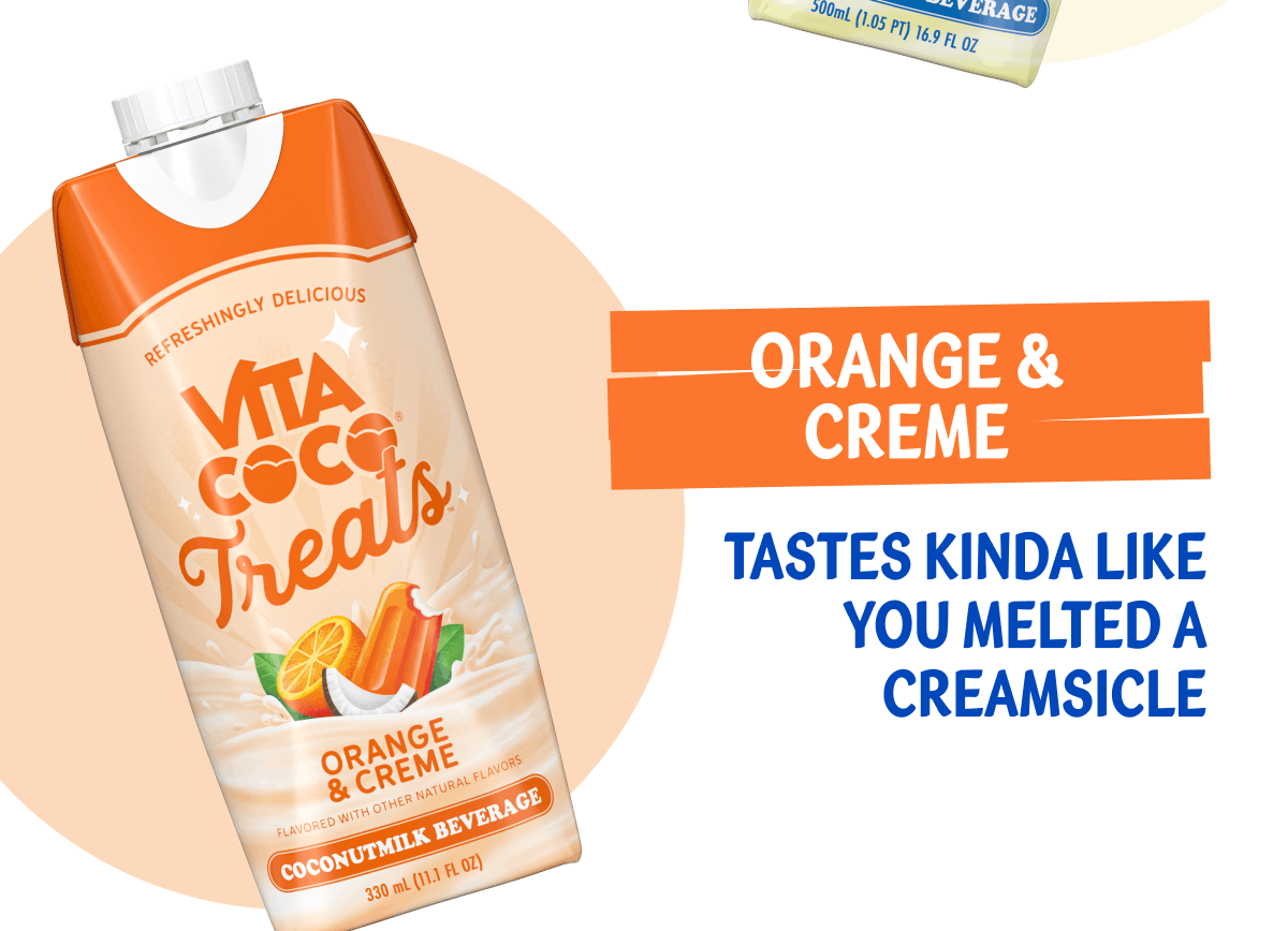 Orange & Creme | Tastes kinda like you melted a creamsicle