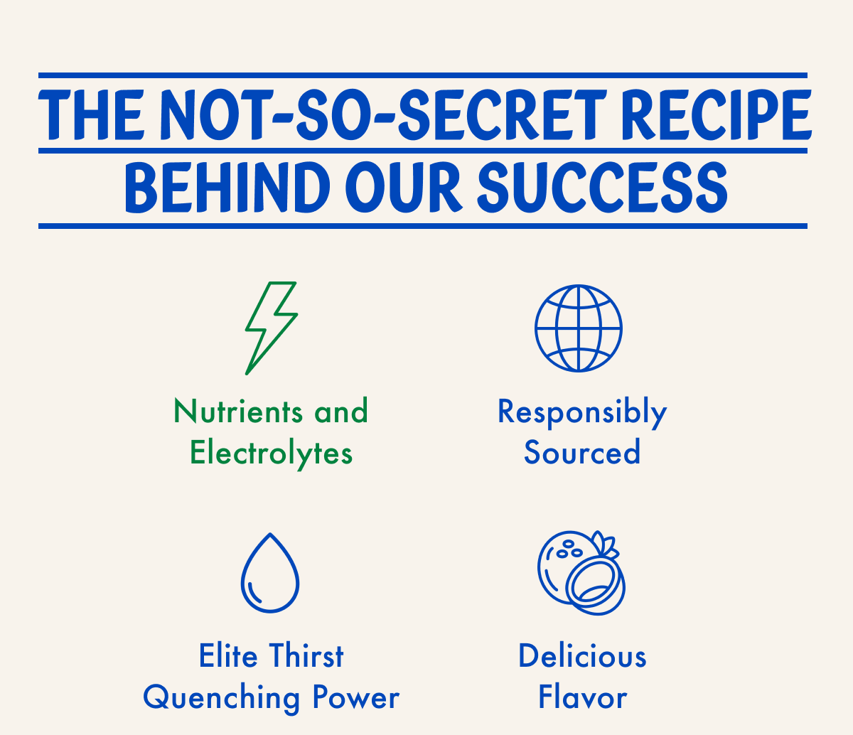 The not-so-secret recipe behind our success