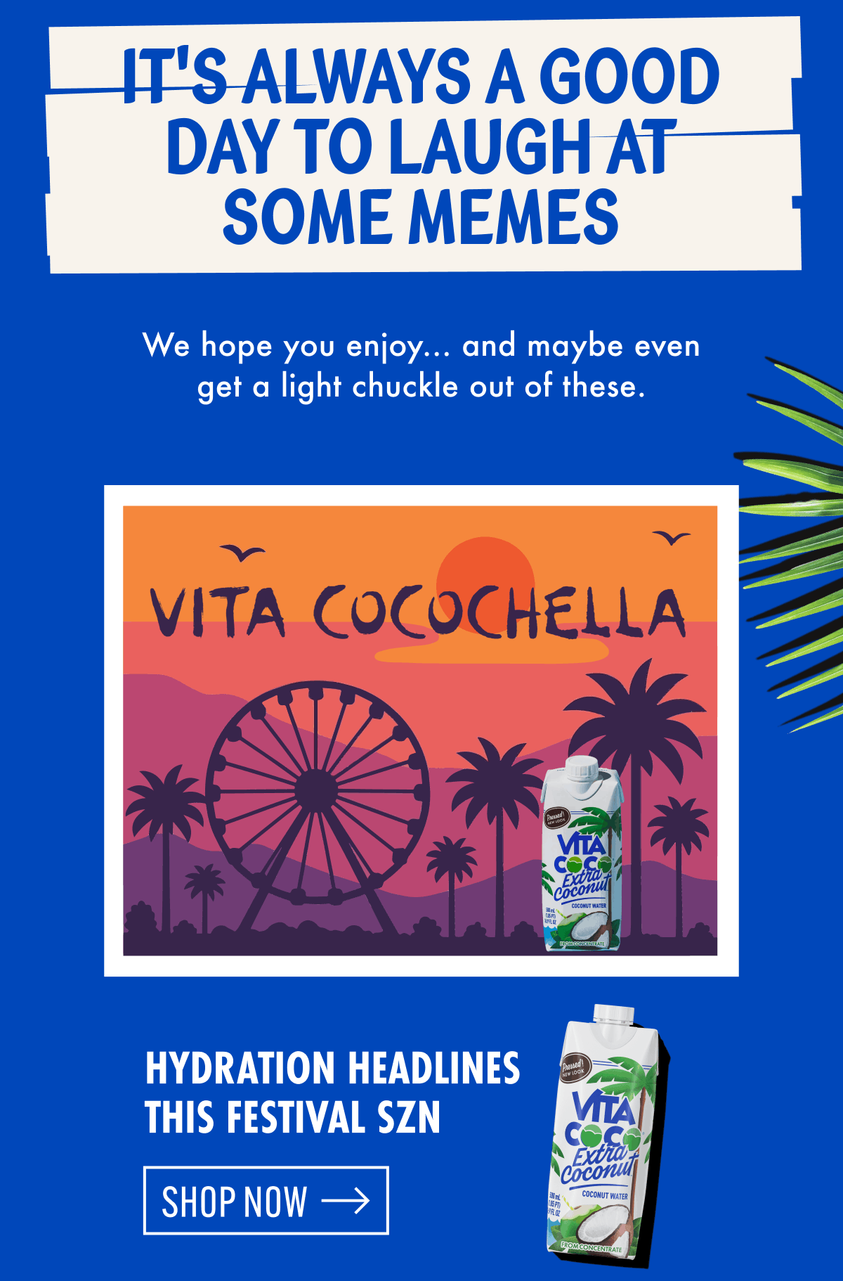 It's always a good day to laugh at some memes | We hope you enjoy... and maybe even get a light chuckle out of these. | Hydration headlines this festival szn | Shop now