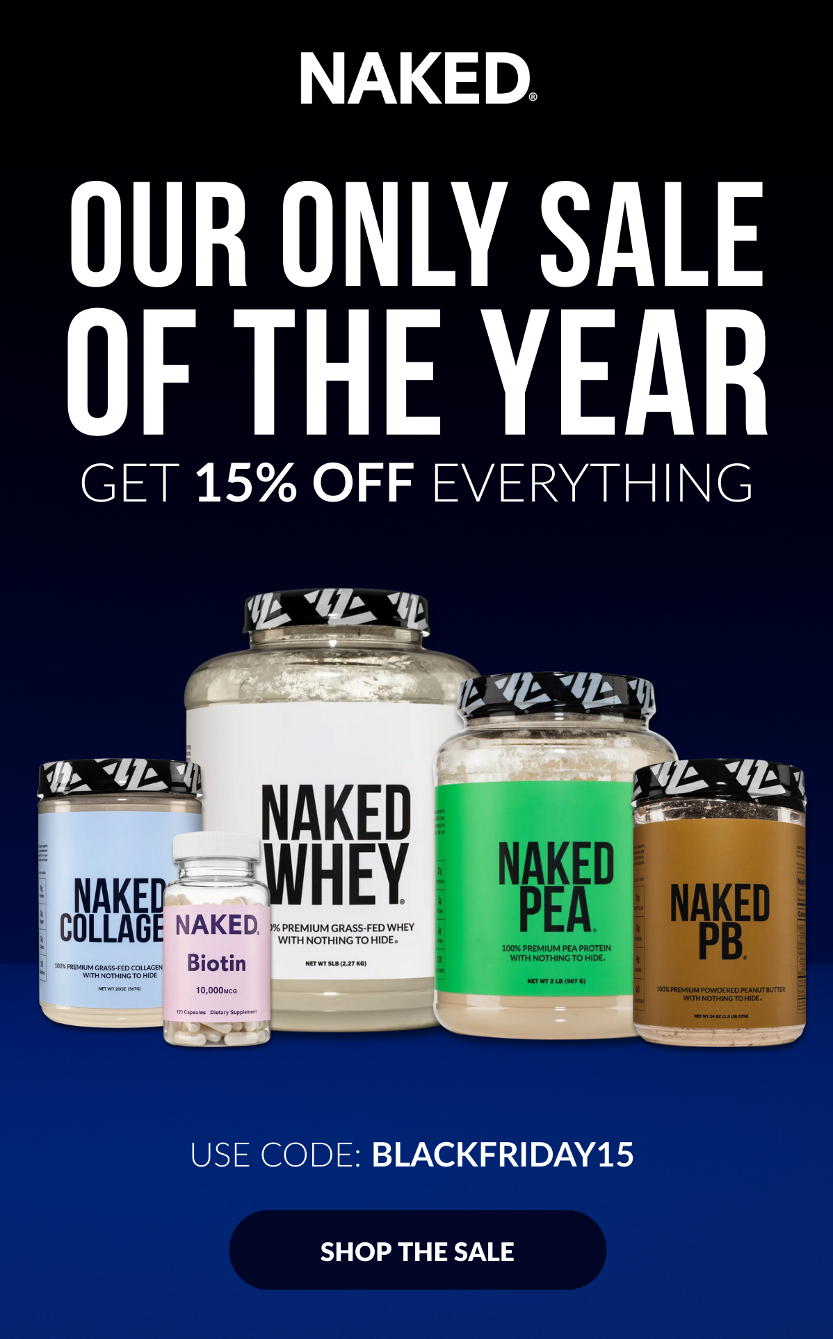 Black Friday: Save 15%