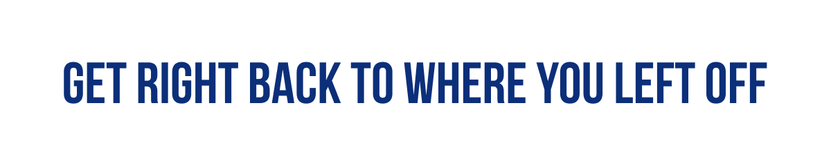 don't give up on yourself or your cart