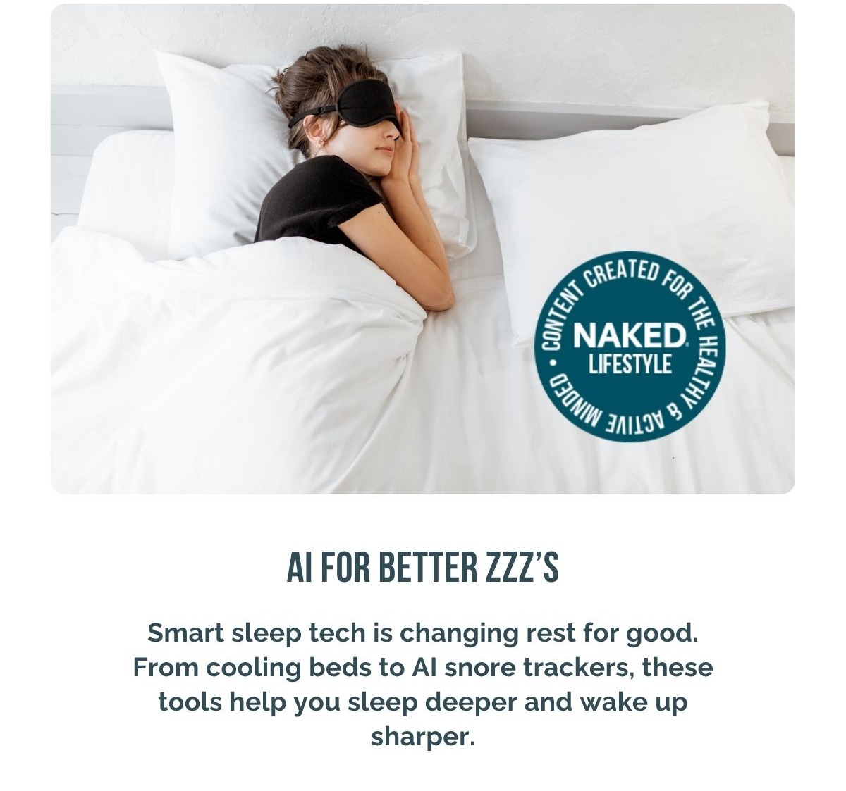 AI for Better ZZZ's