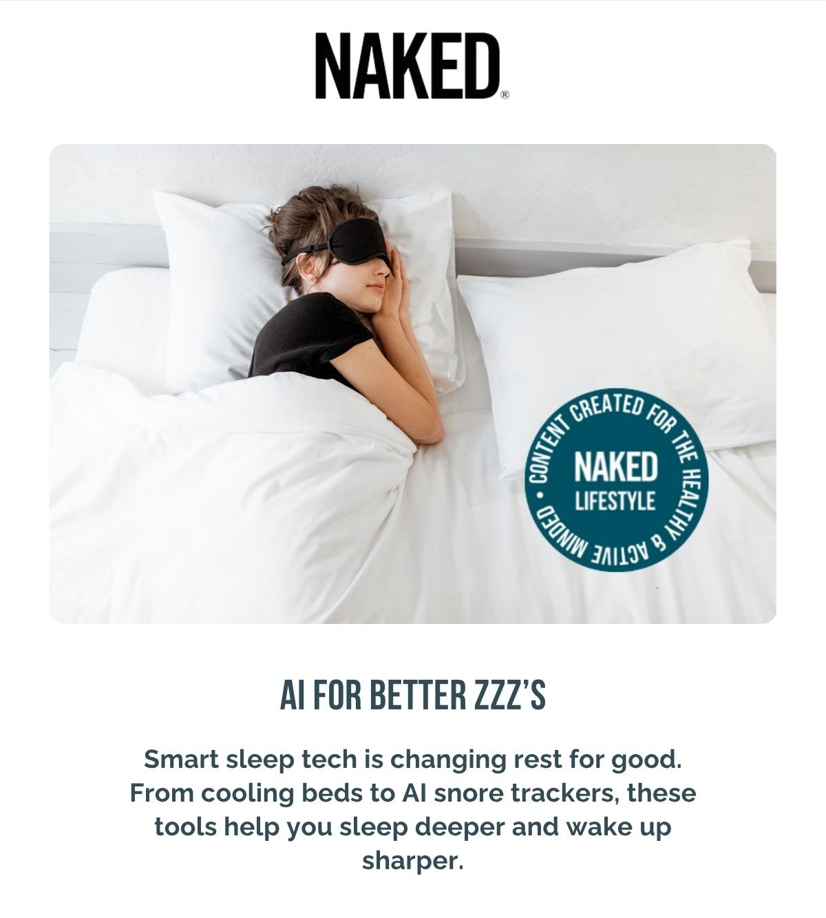AI for Better ZZZ's
