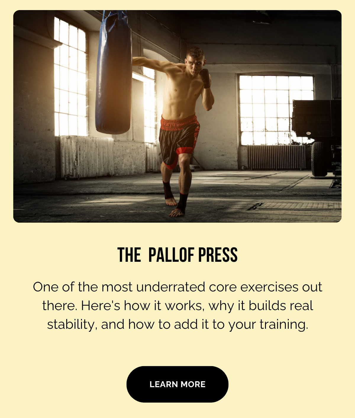 The Pallof Press