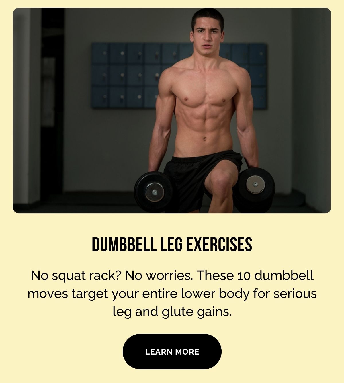 Dunbbell Leg Exercises