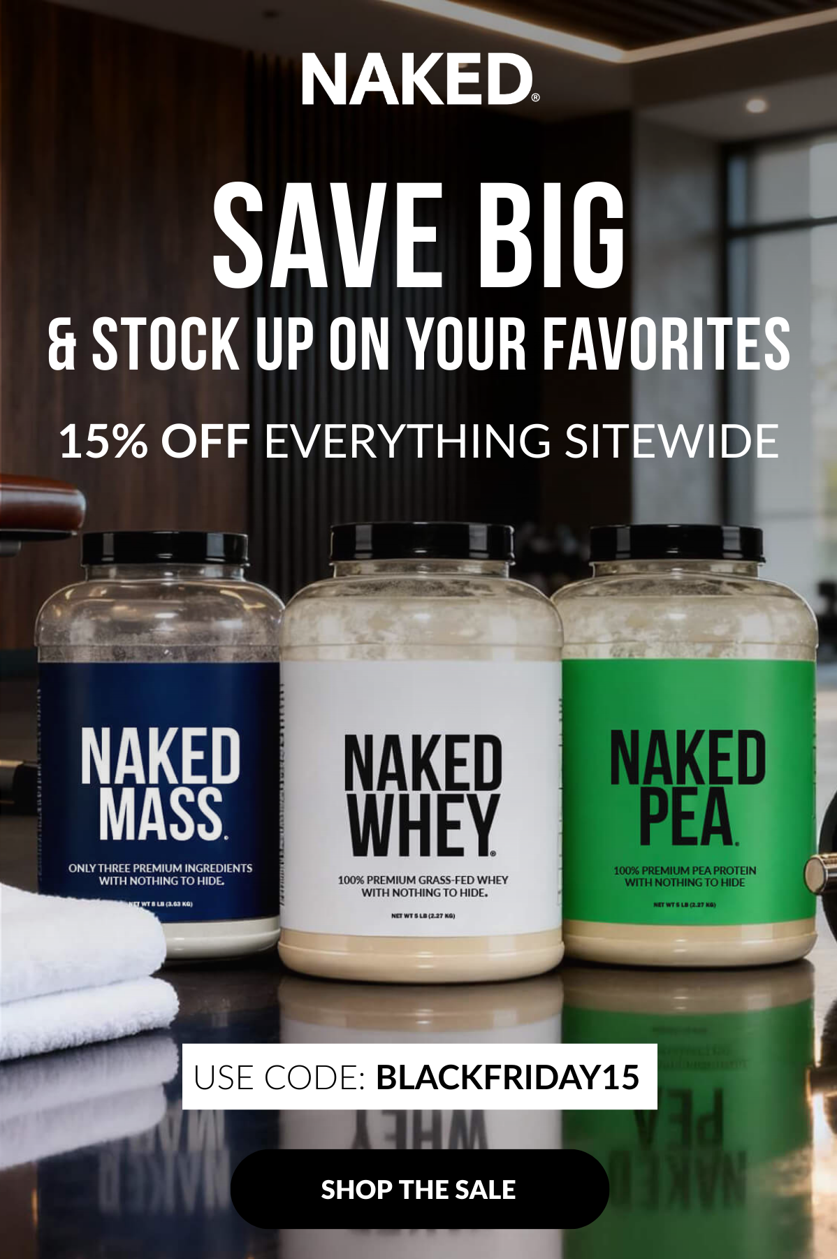 Black Friday: Save 15%