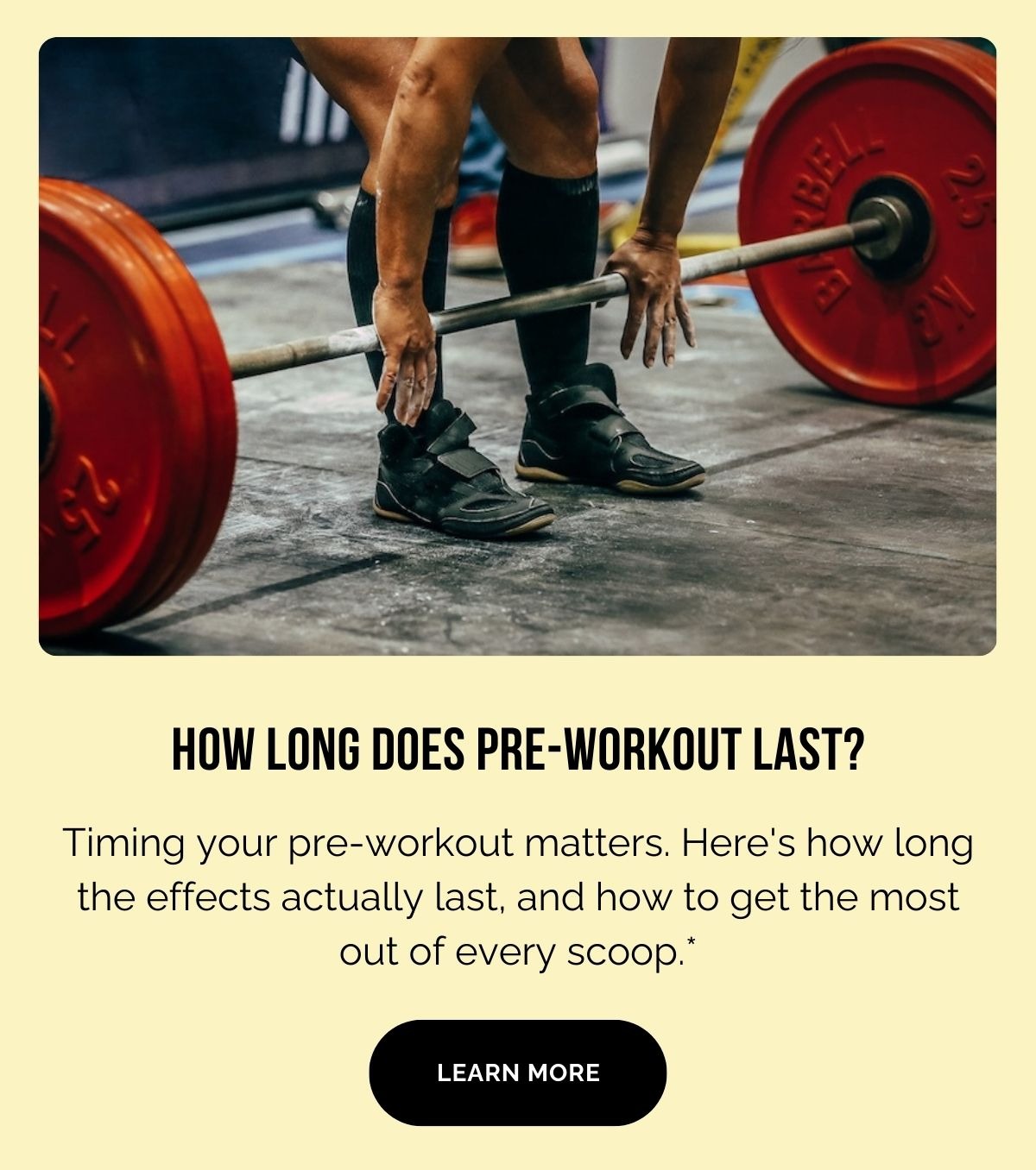 How Long Does Pre Workout Last?