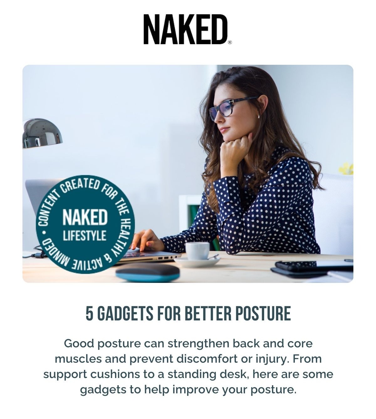 5 Gadgets for Better Posture 