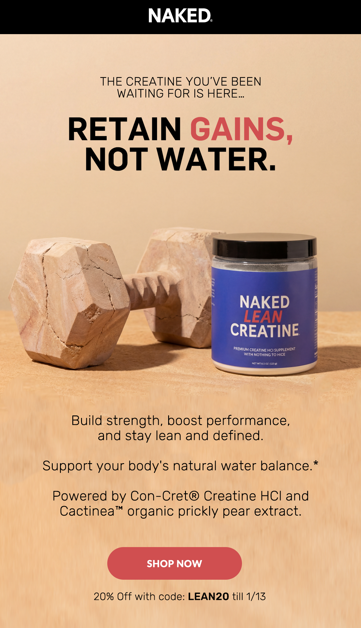 Retain Gains, Not Water